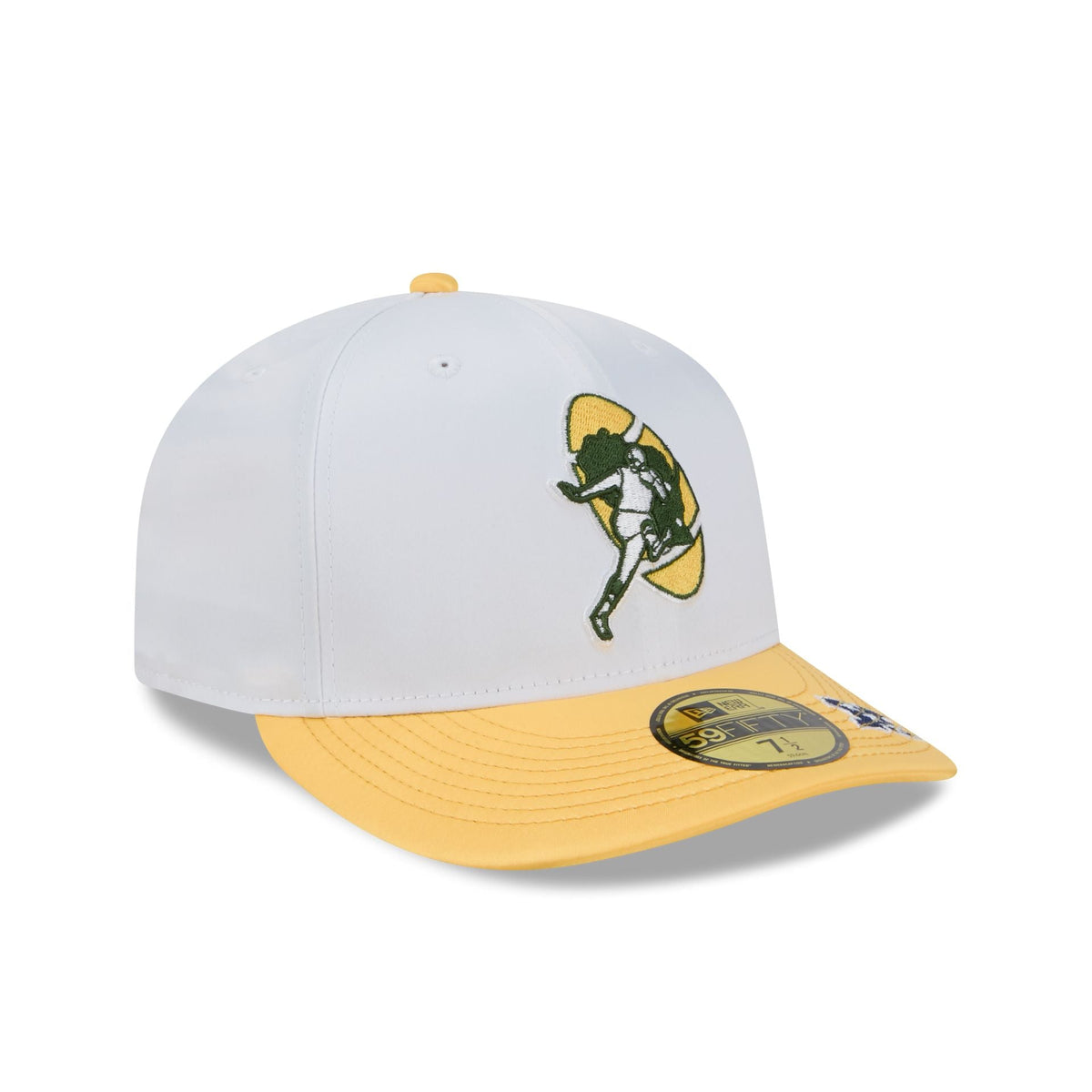 Just Caps Satin Green Bay Packers 59FIFTY Fitted Hat