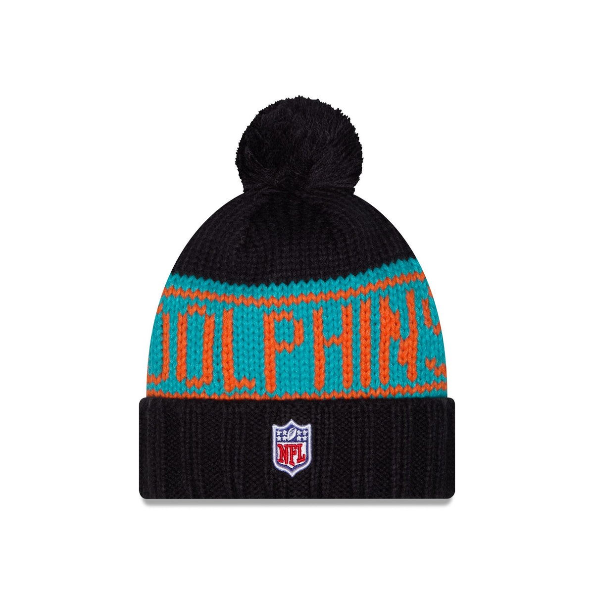 Miami Dolphins 2026 Rivalries Women's Pom Knit Hat