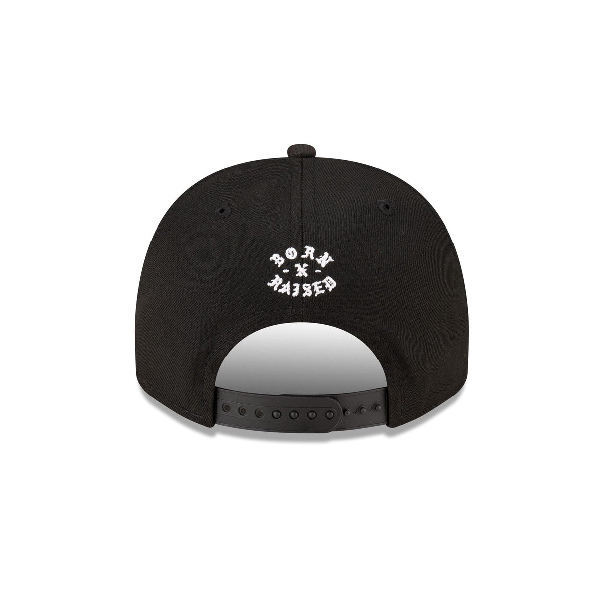 Born x Raised x Kansas City Chiefs Script Black 9FIFTY A-Frame Snapback Hat