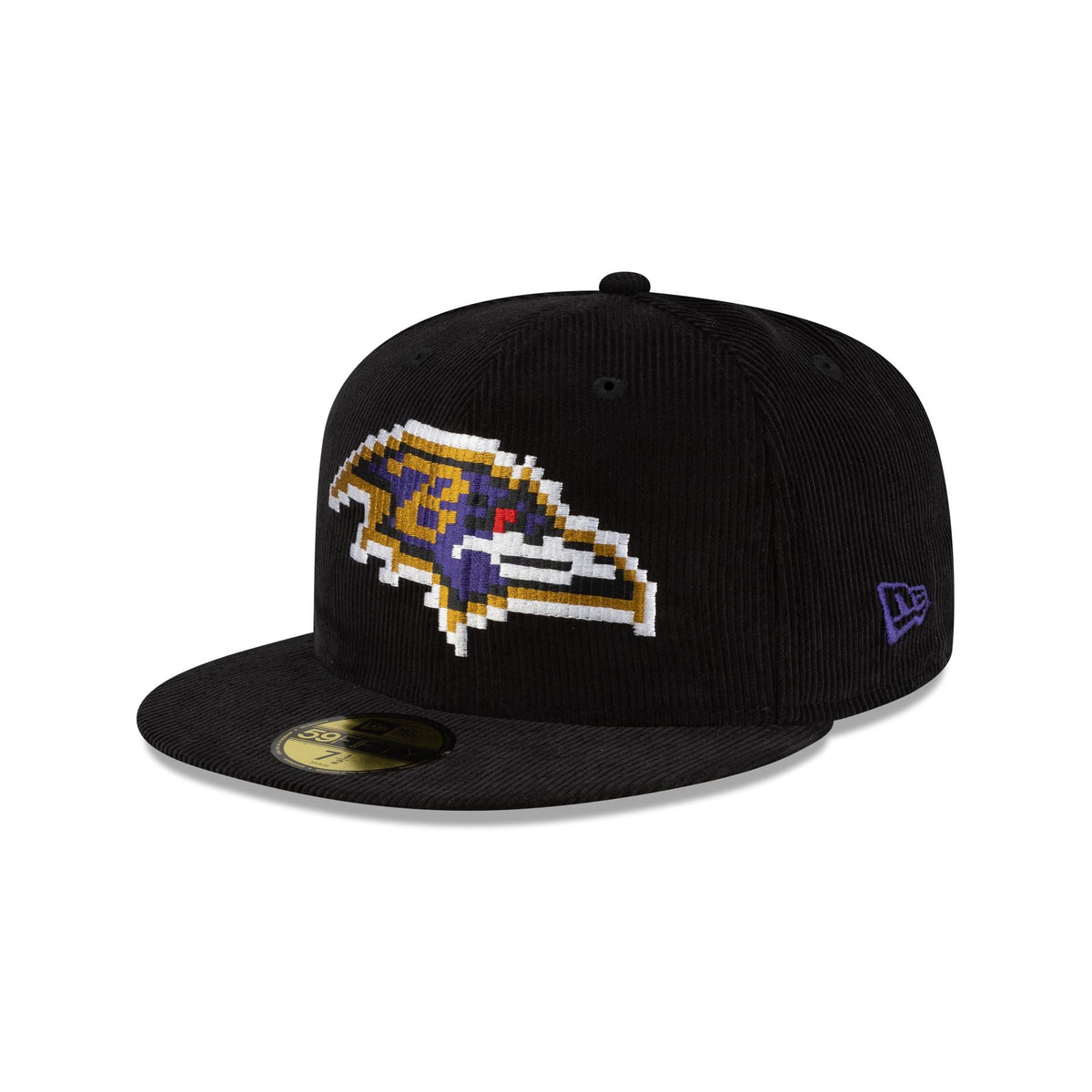 Just Caps NFL Pixelated Baltimore Ravens 59FIFTY Fitted Hat
