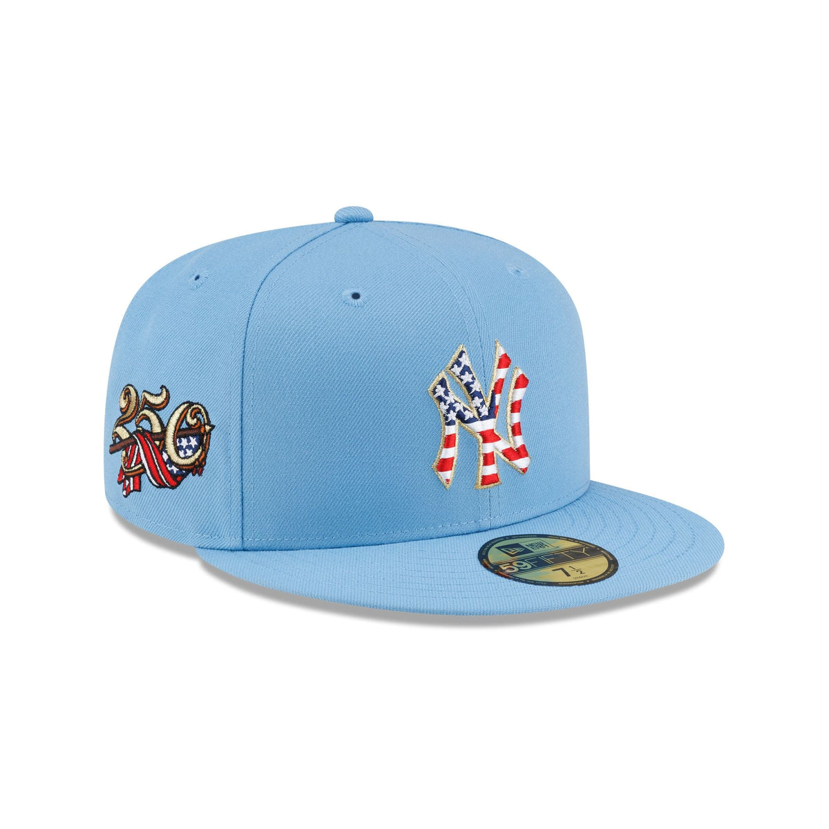 New York Yankees Red. White & Blue 59FIFTY Fitted Hat