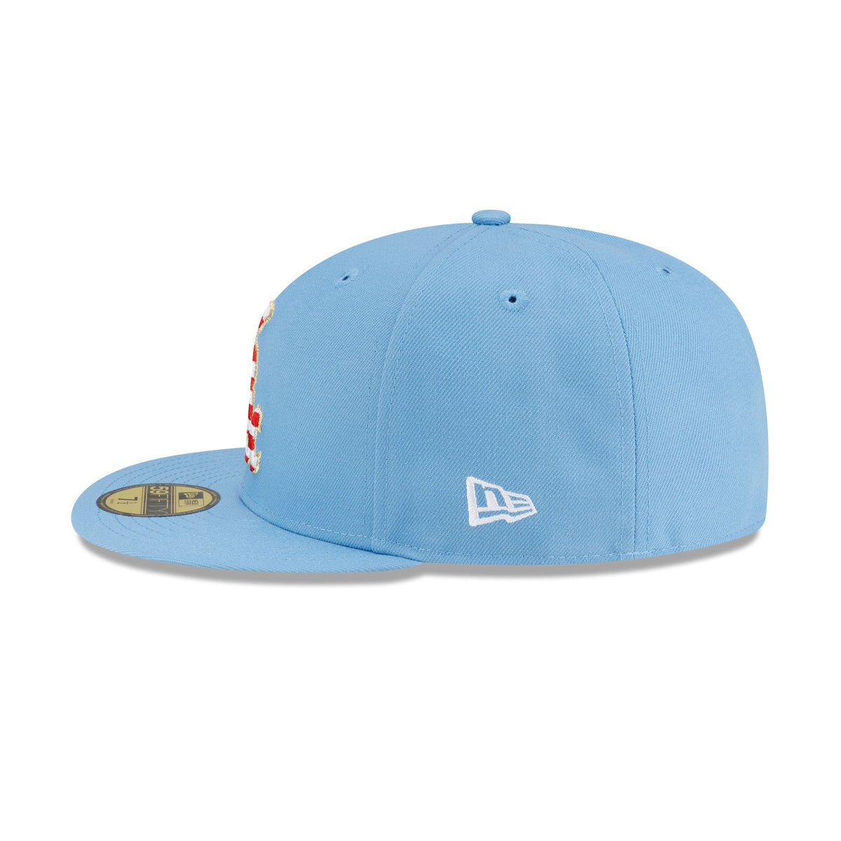 Chicago White Sox Red. White & Blue 59FIFTY Fitted Hat