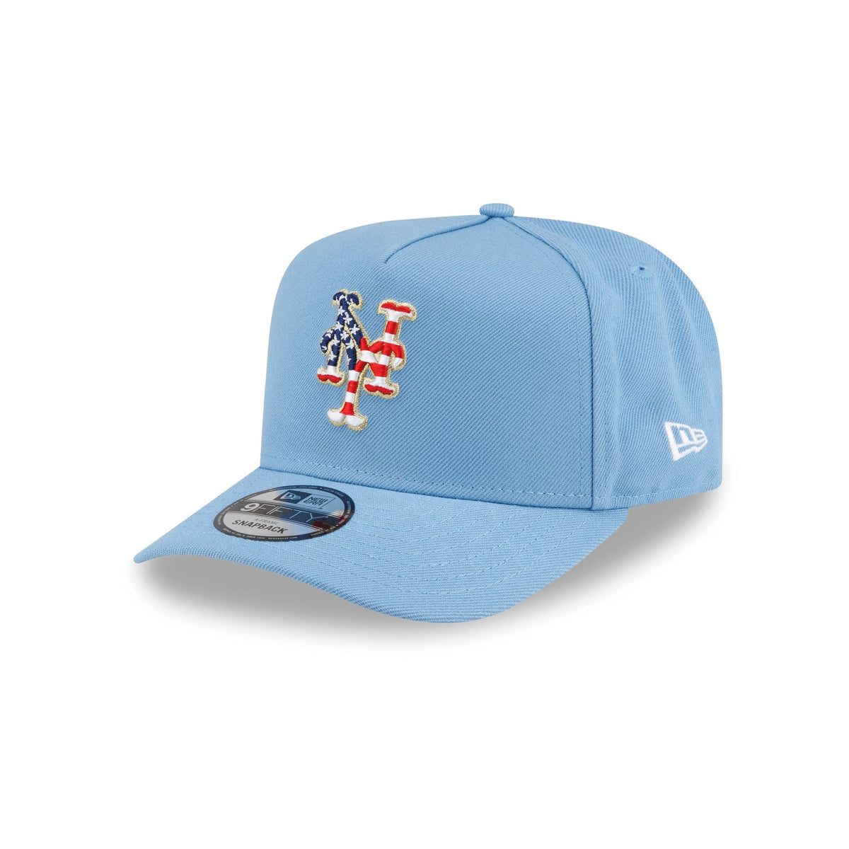 New York Mets Red. White & Blue 9FIFTY A-Frame Snapback Hat