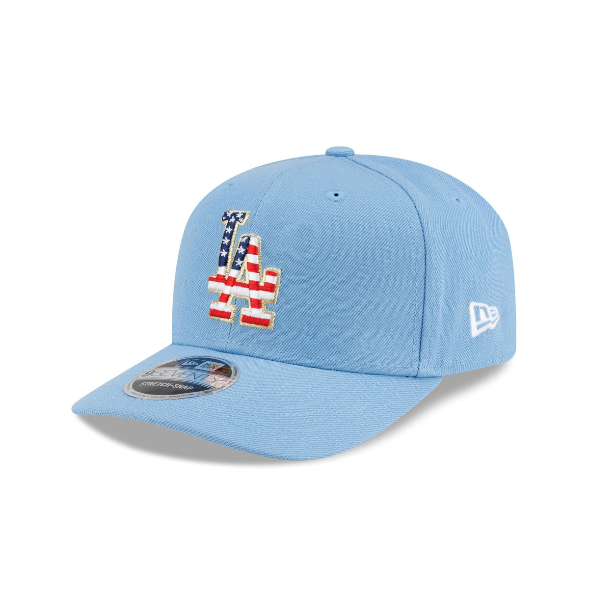 Los Angeles Dodgers Red. White & Blue 9SEVENTY Stretch-Snap Hat