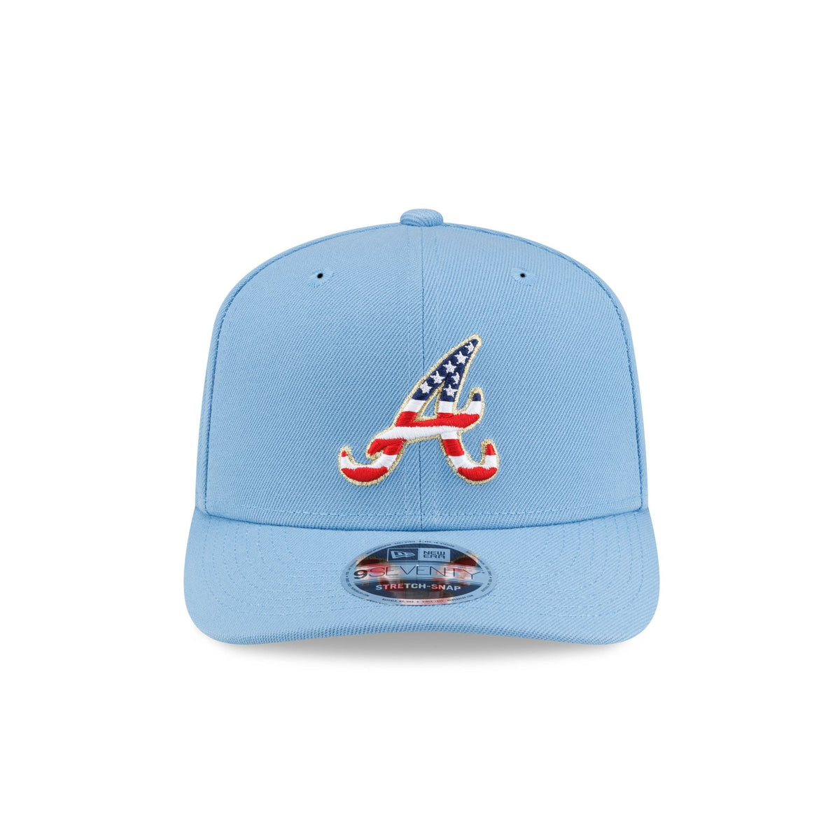 Atlanta Braves Red. White & Blue 9SEVENTY Stretch-Snap Hat