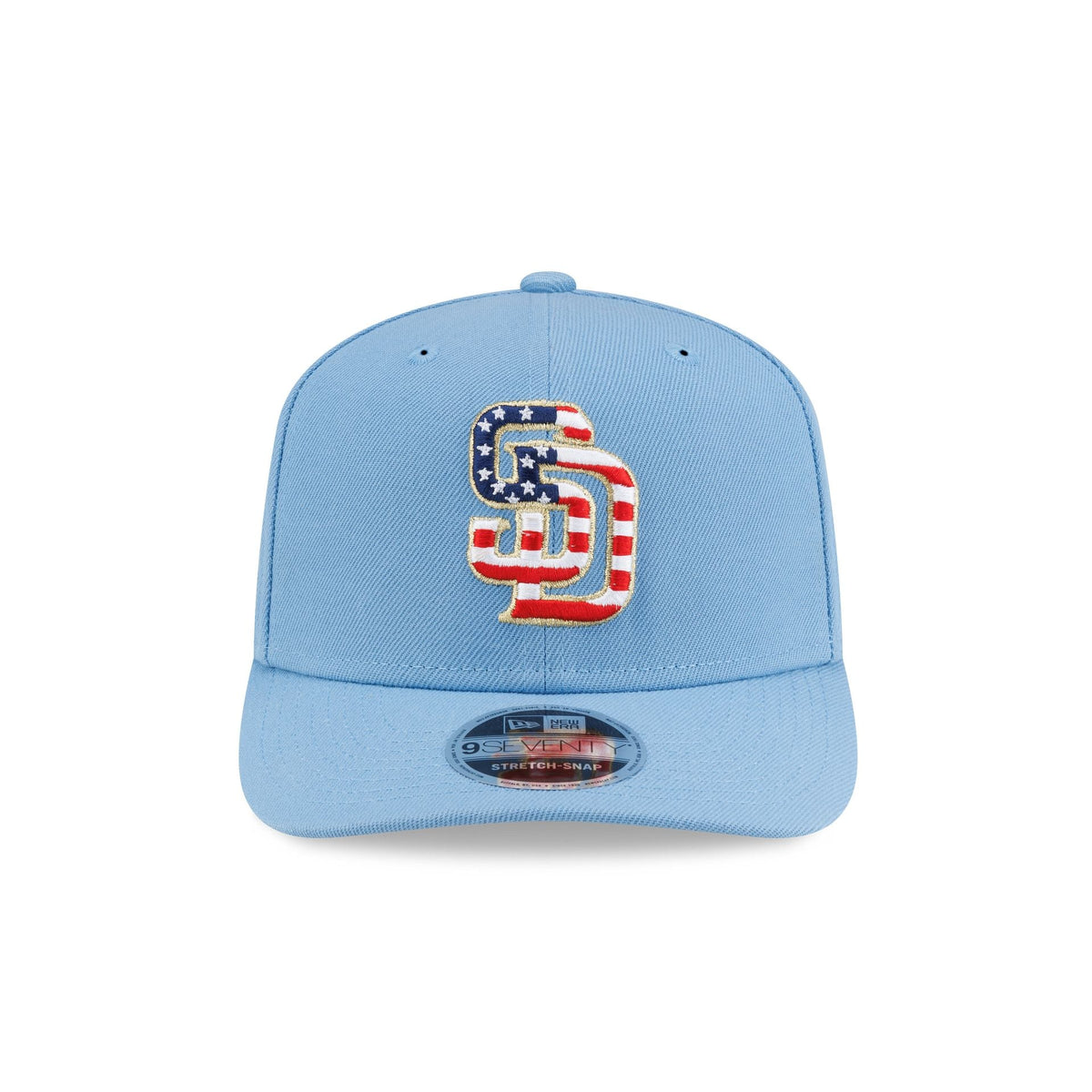 San Diego Padres Red. White & Blue 9SEVENTY Stretch-Snap Hat