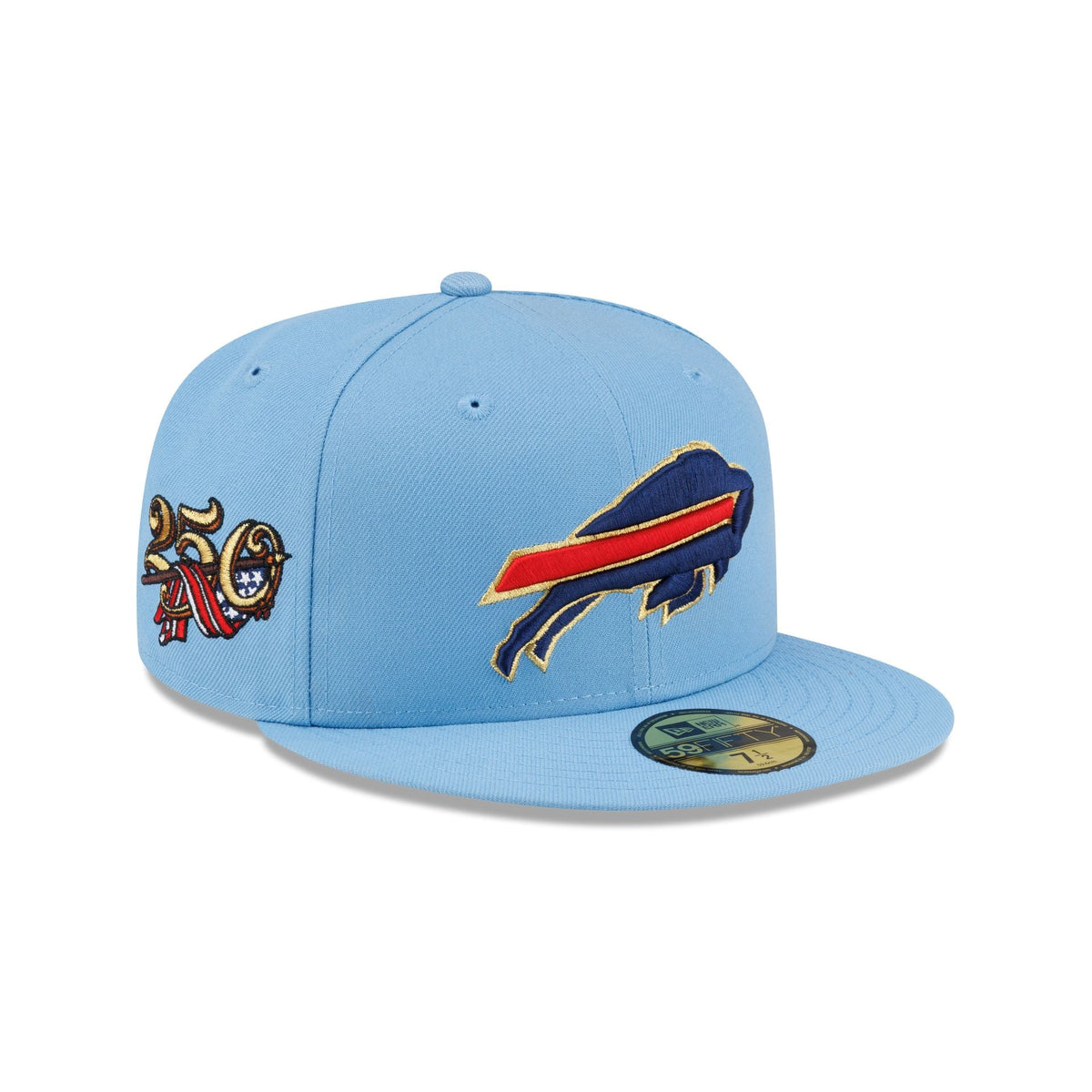 Buffalo Bills Red. White & Blue 59FIFTY Fitted Hat