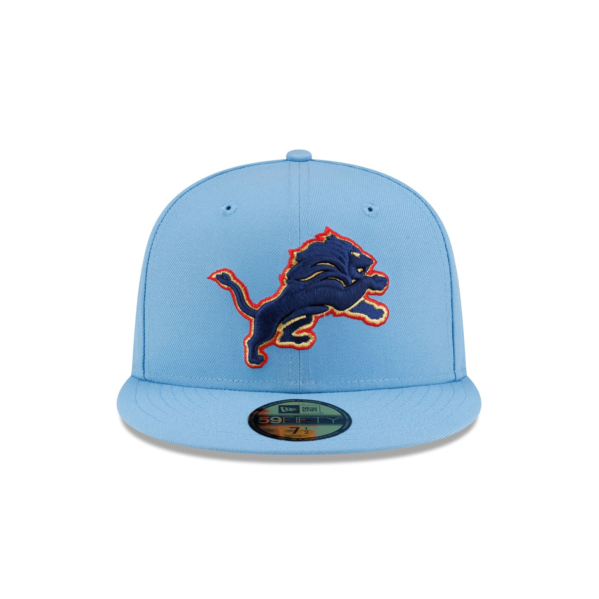 Detroit Lions Red. White & Blue 59FIFTY Fitted Hat