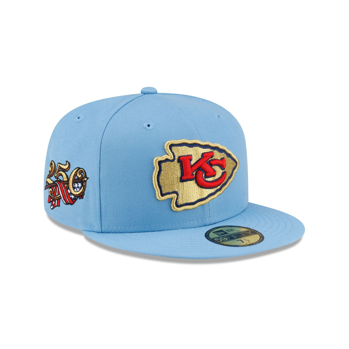 Kansas City Chiefs Red. White & Blue 59FIFTY Fitted Hat