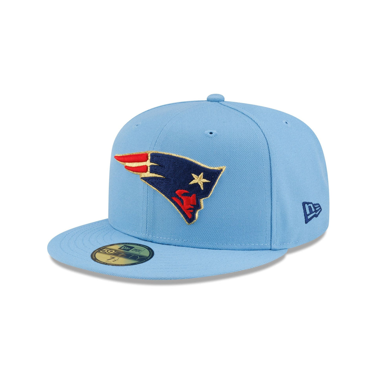 New England Patriots Red. White & Blue 59FIFTY Fitted Hat