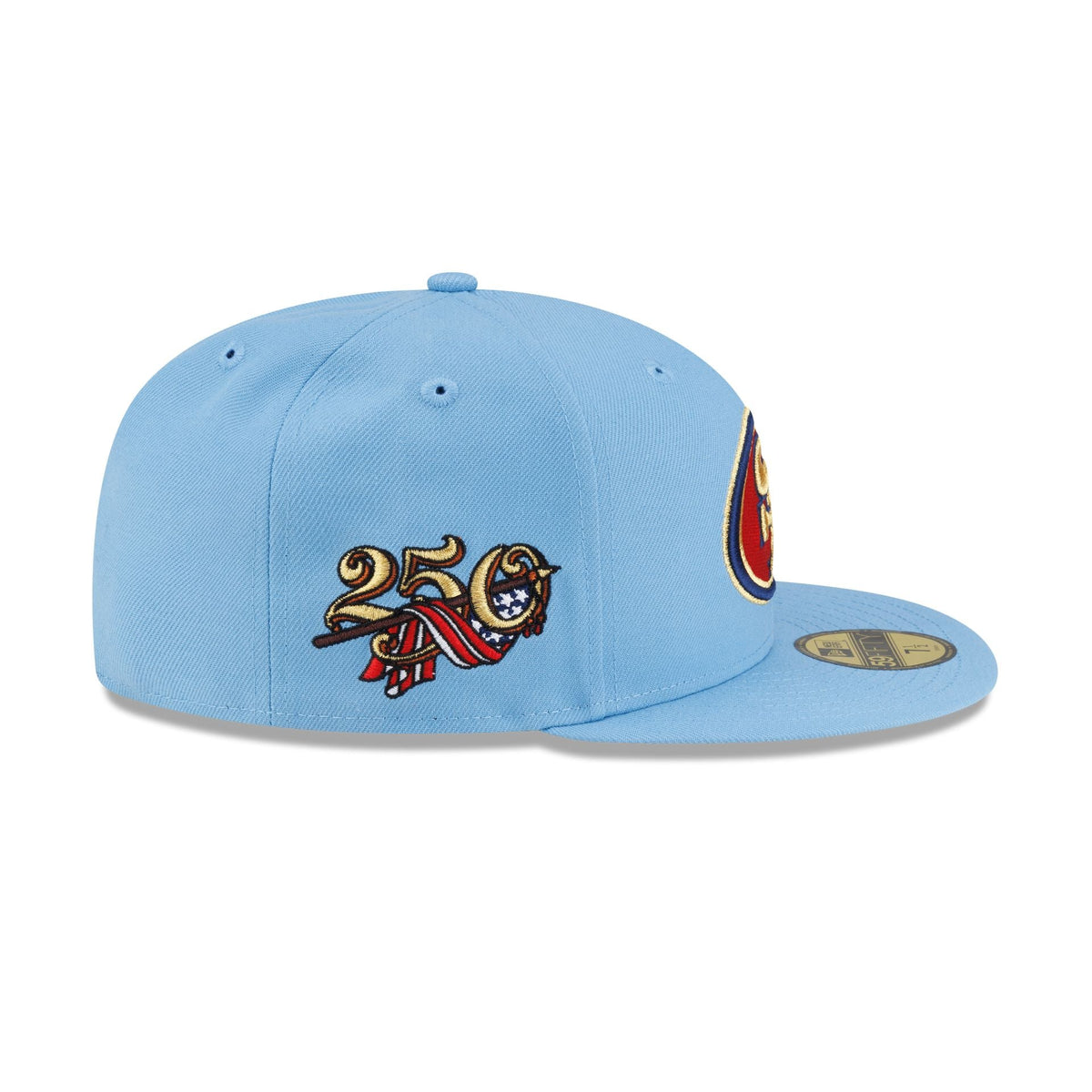 San Francisco 49ers Red. White & Blue 59FIFTY Fitted Hat