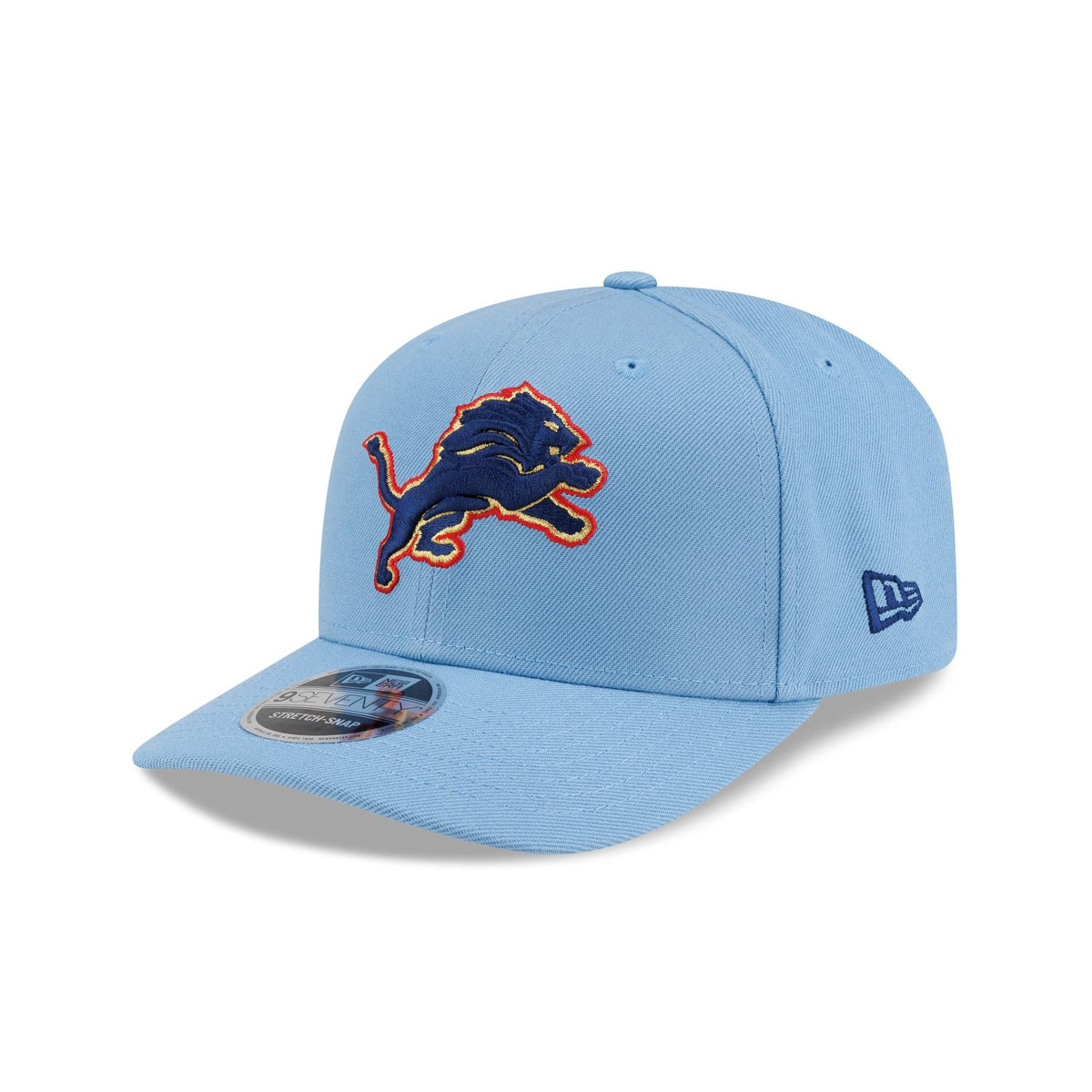 Detroit Lions Red. White & Blue 9SEVENTY Stretch-Snap Hat