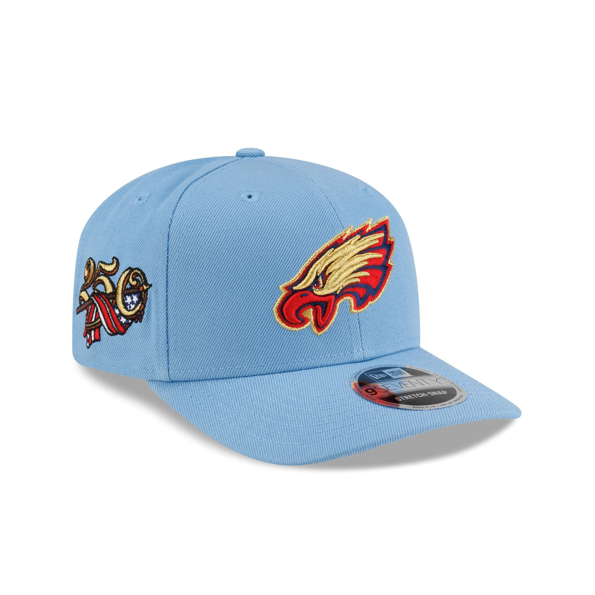 Philadelphia Eagles Red. White & Blue 9SEVENTY Stretch-Snap Hat