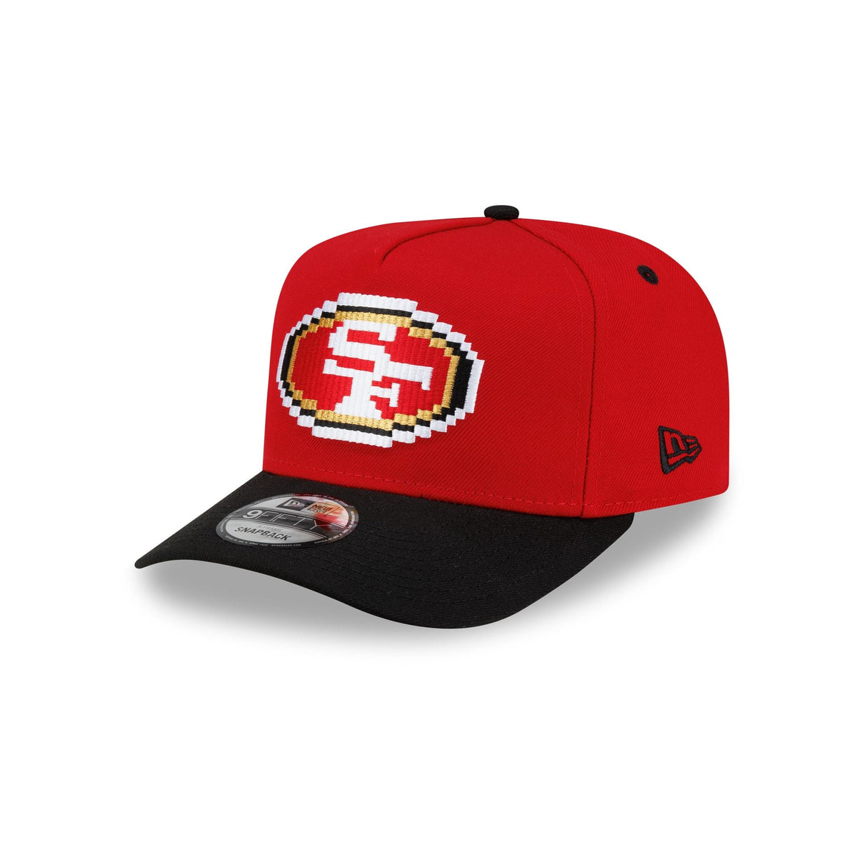 San Francisco 49ers Pixel 9FIFTY A-Frame Snapback Hat