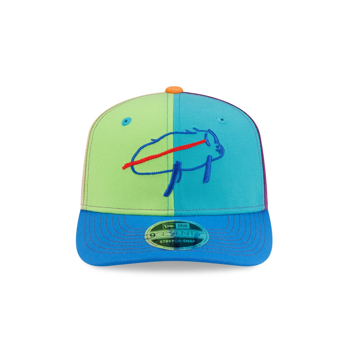 Buffalo Bills Billustration by Jack 9SEVENTY Stretch-Snap Hat
