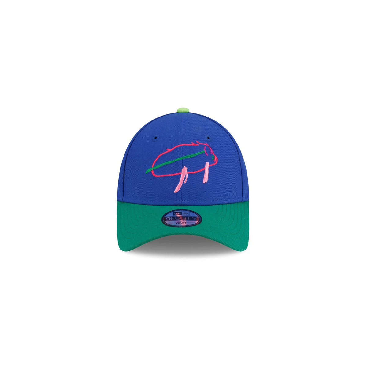 Buffalo Bills Billustration by Caleb Kids 9FORTY Snapback Hat