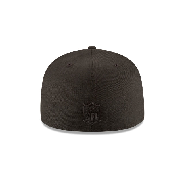 New Orleans Saints Black On Black 59FIFTY Fitted Hat