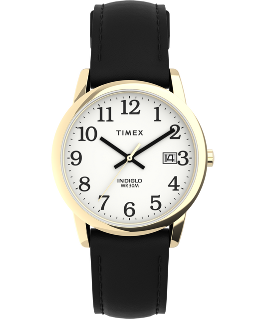 Easy Reader 35mm Leather Strap Watch