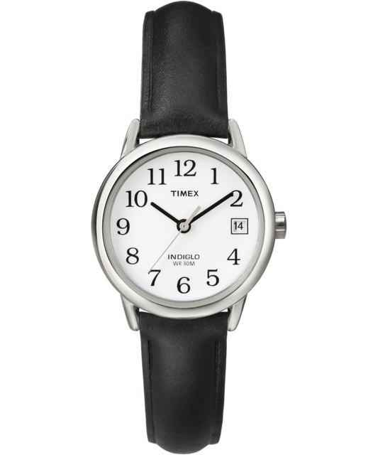 Easy Reader® 25mm Leather Strap Watch