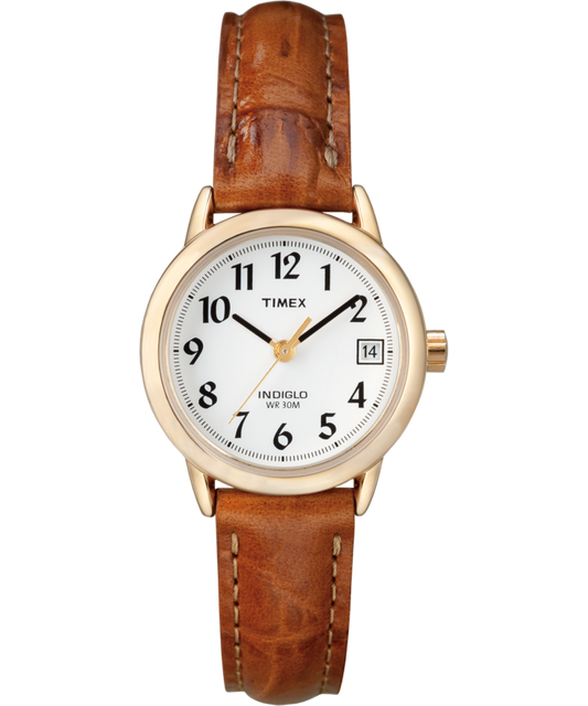 Easy Reader® 25mm Leather Strap Watch