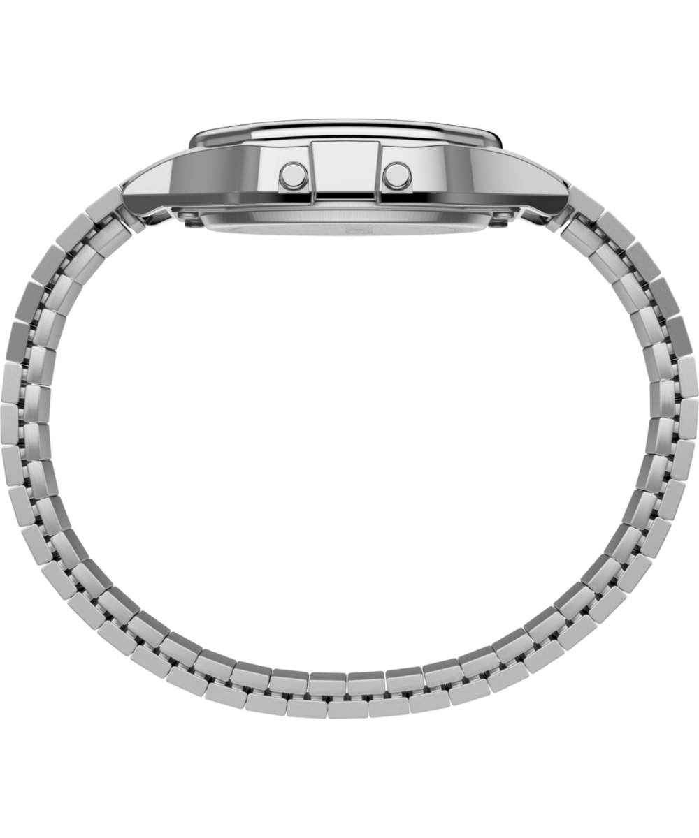 Timex T80 34mm Stainless Steel Expansion Band Watch