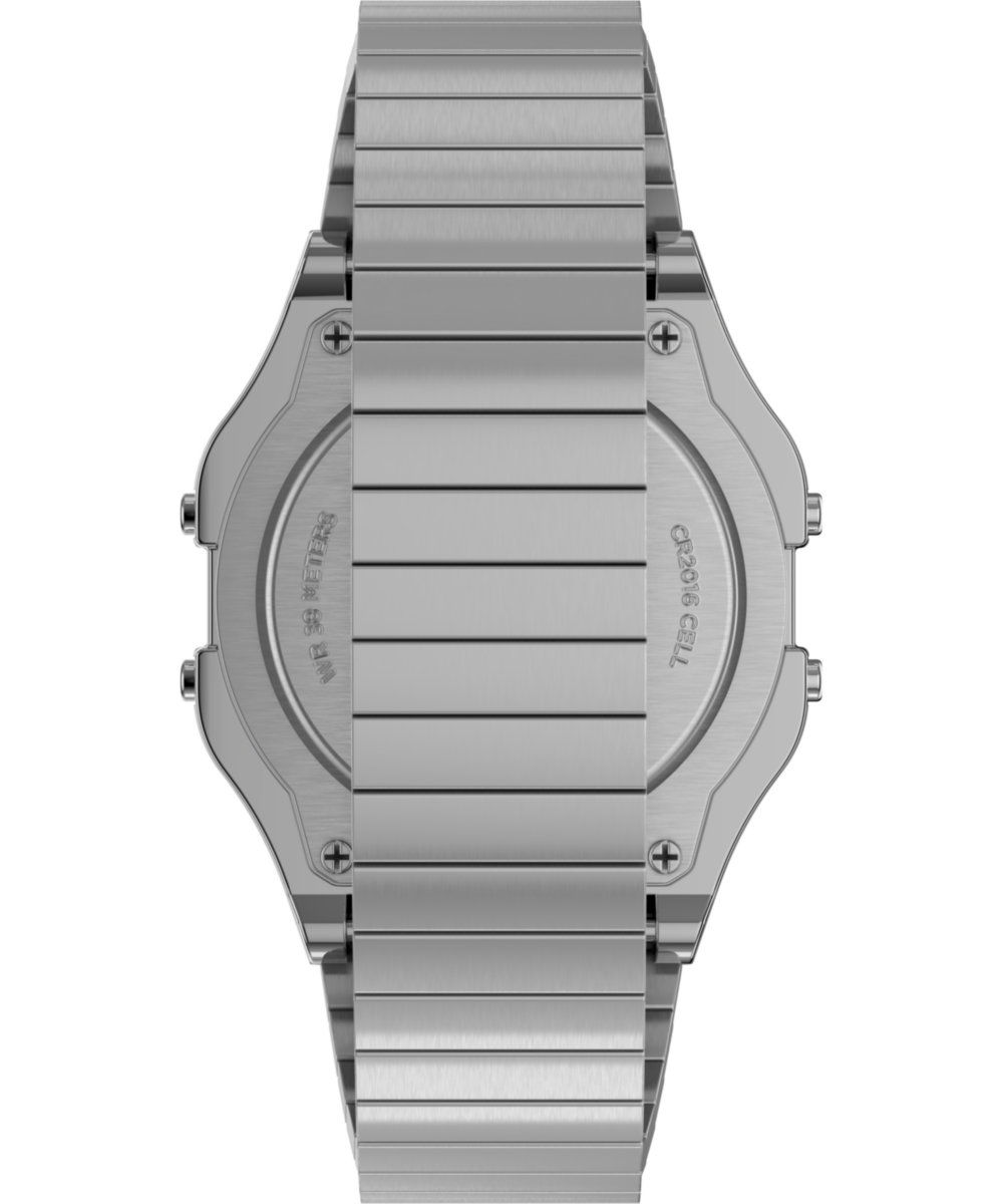Timex T80 34mm Stainless Steel Expansion Band Watch