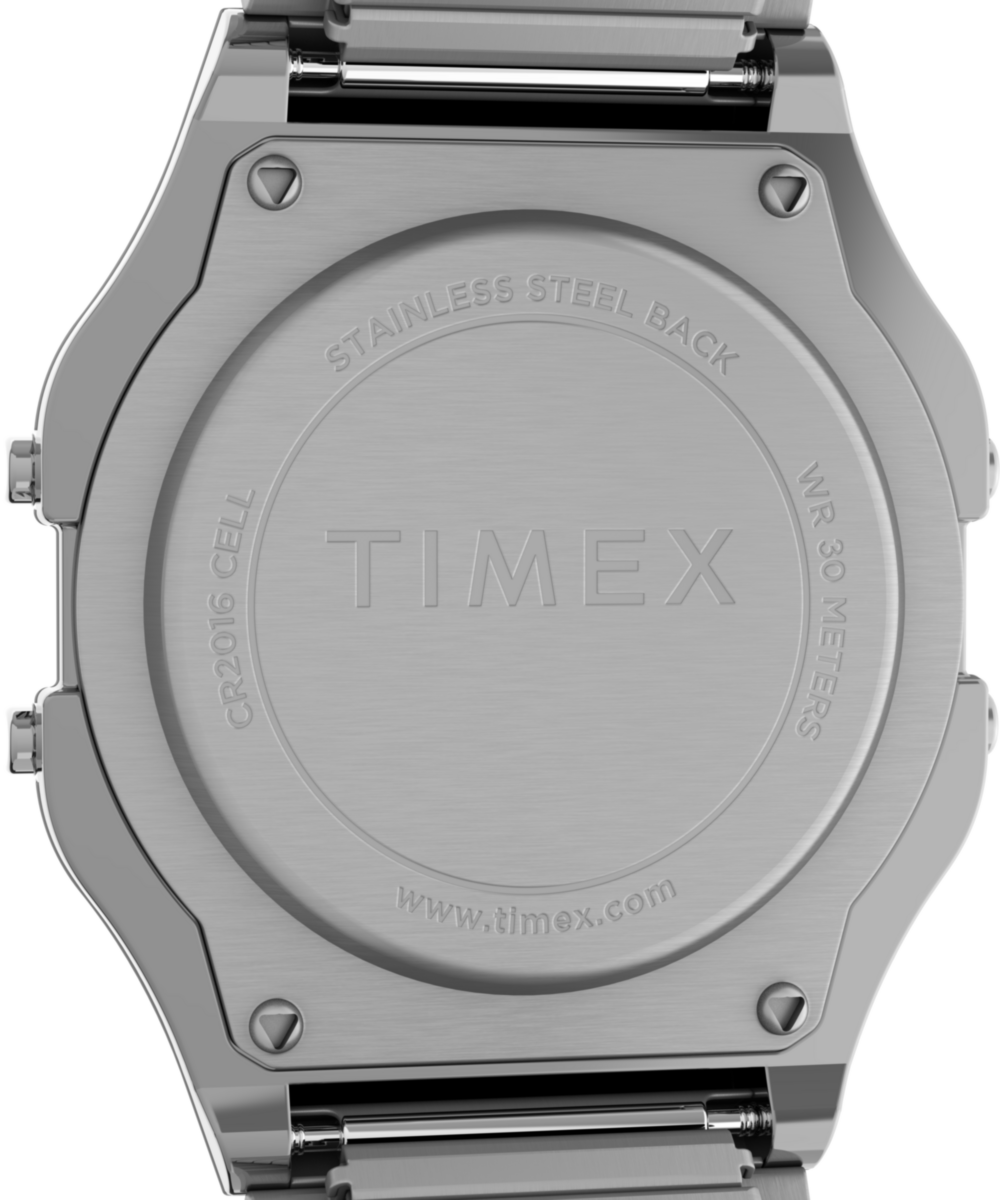 Timex T80 34mm Stainless Steel Expansion Band Watch