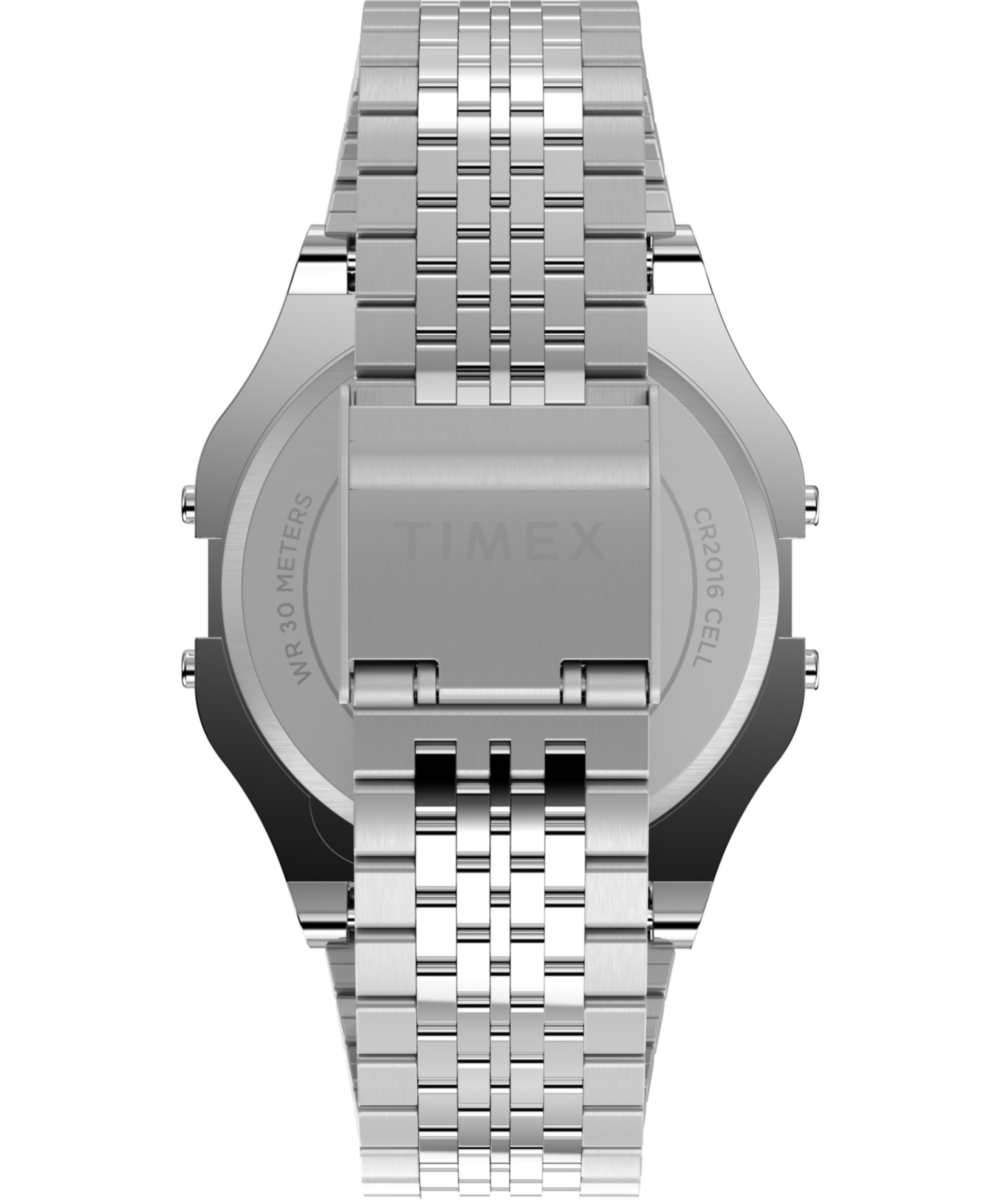 Timex T80 34mm Stainless Steel Bracelet Watch