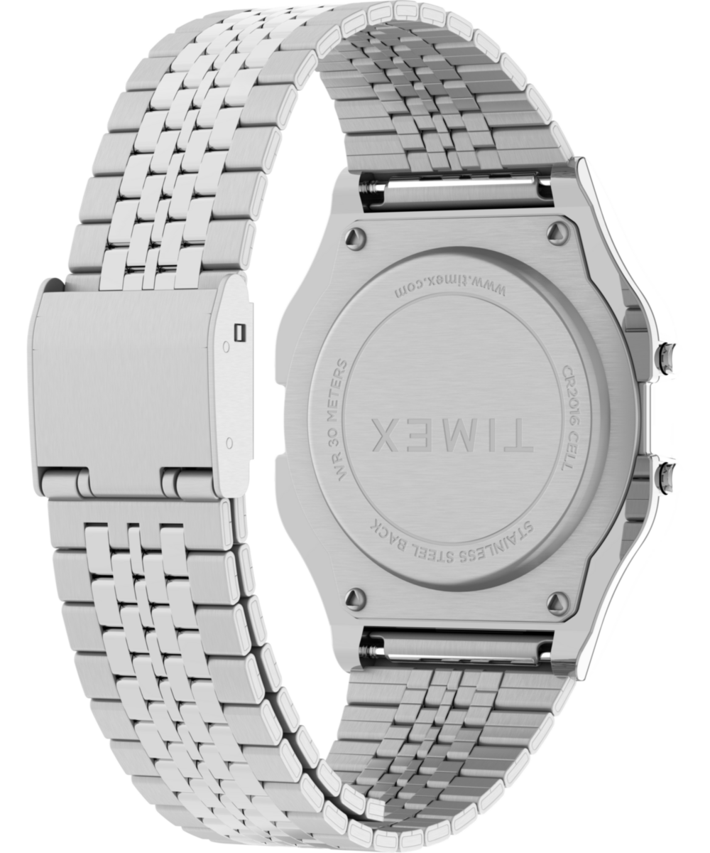 Timex T80 34mm Stainless Steel Bracelet Watch
