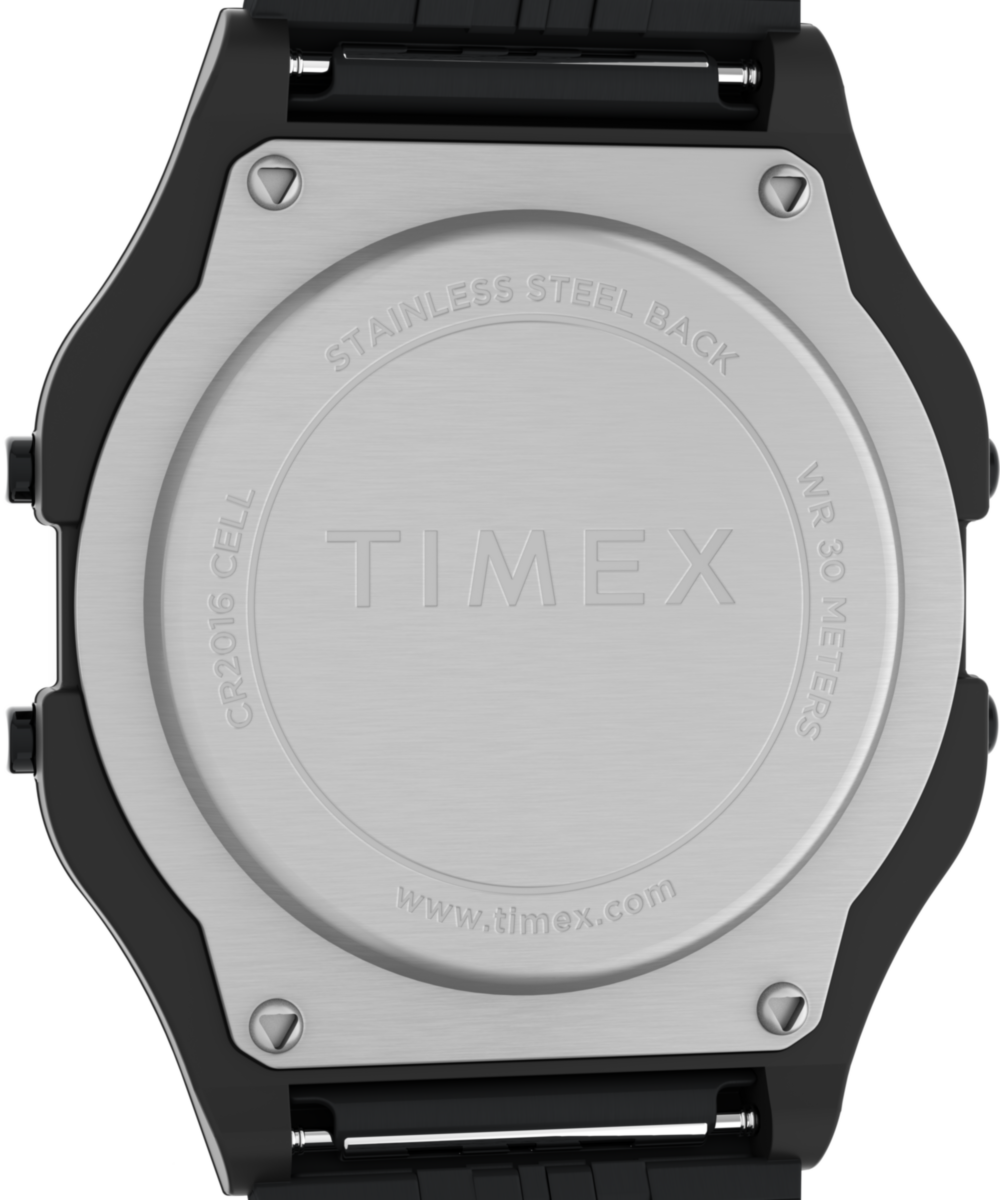 Timex T80 34mm Stainless Steel Bracelet Watch
