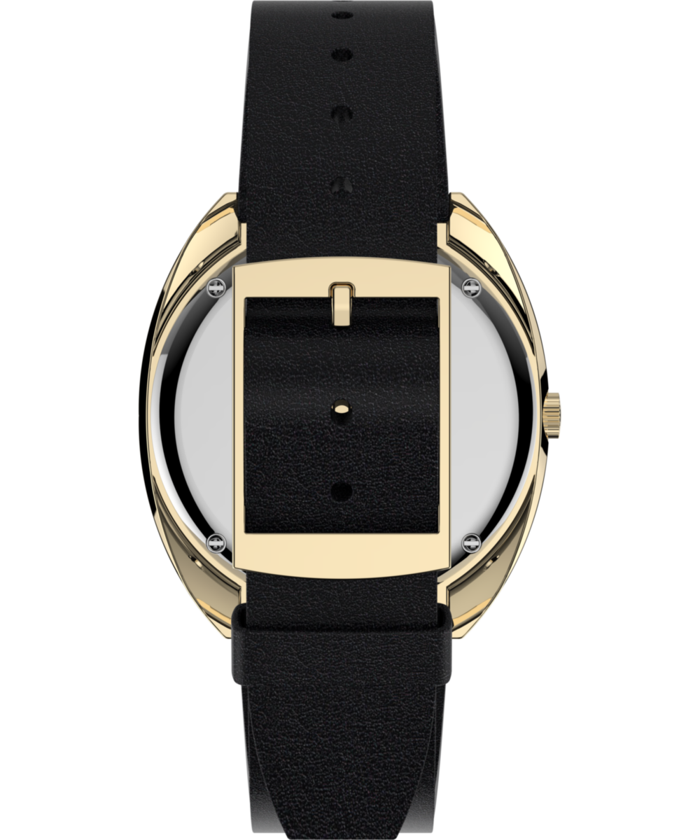 Q Timex 1972 Reissue 39mm Leather Strap Watch