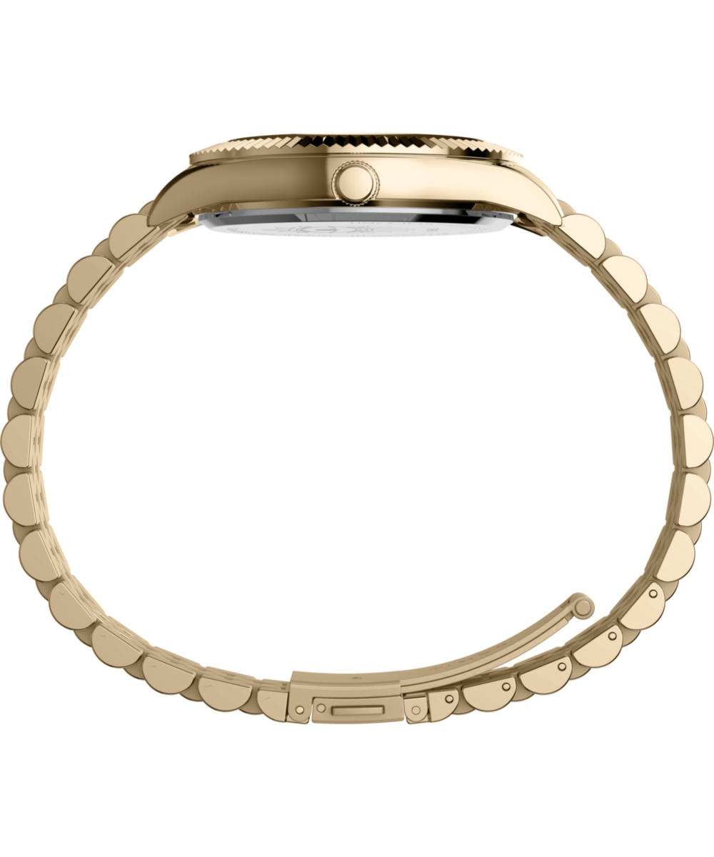 Timex Legacy x Jacquie Aiche Gold Sunray Dial with Tribe Eye 36mm Watch