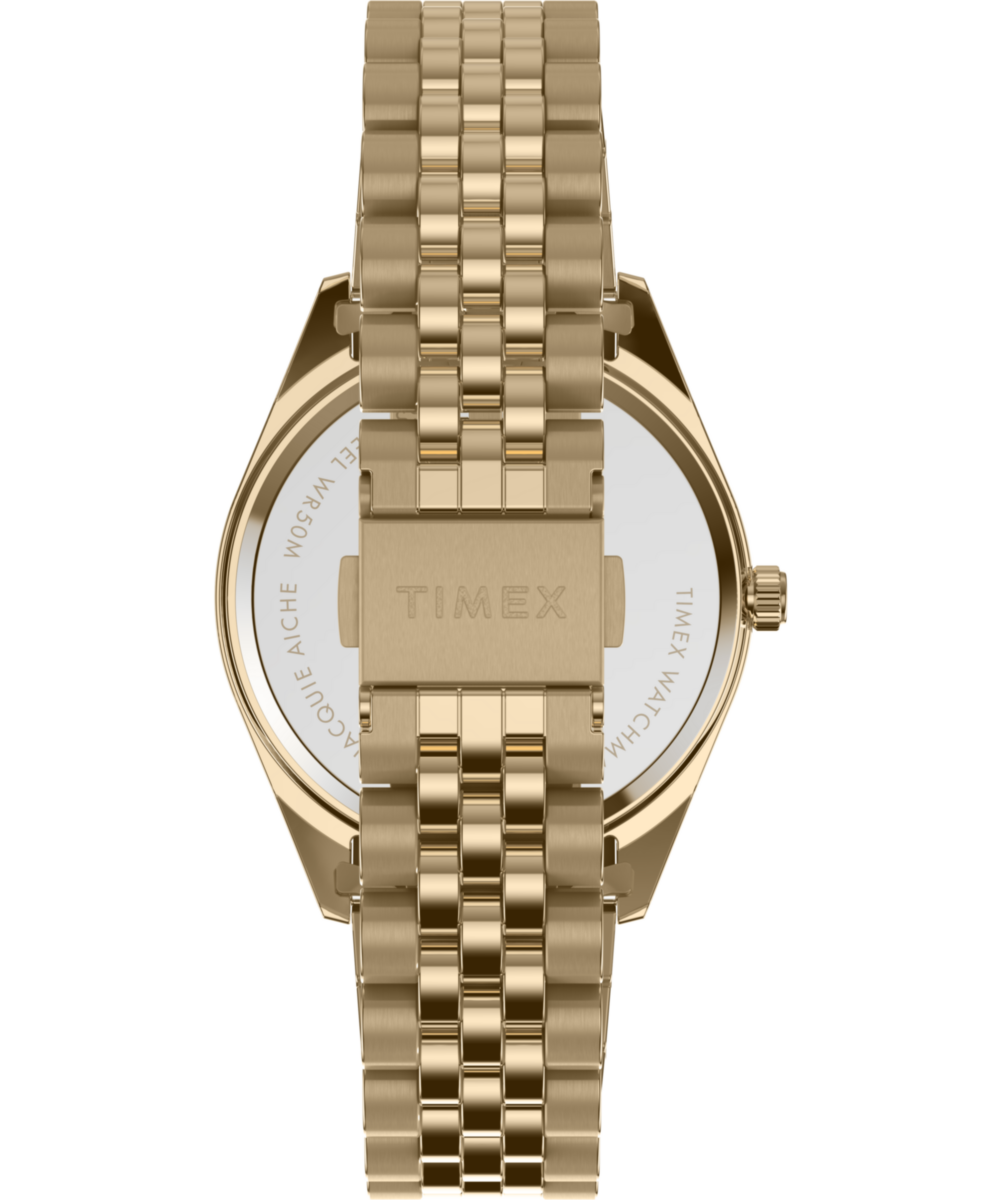 Timex Legacy x Jacquie Aiche Gold Sunray Dial with Tribe Eye 36mm Watch