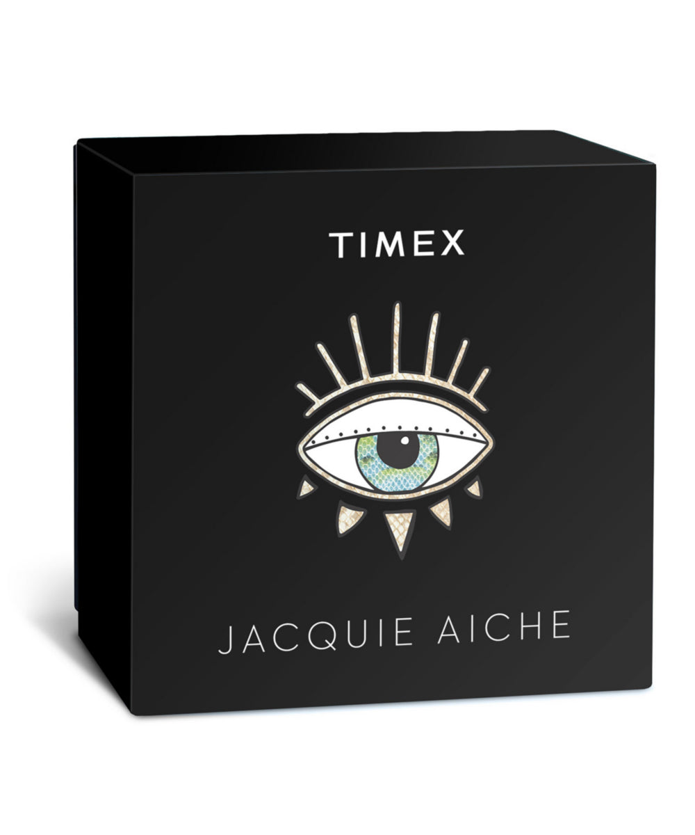 Timex Legacy x Jacquie Aiche Gold Sunray Dial with Tribe Eye 36mm Watch