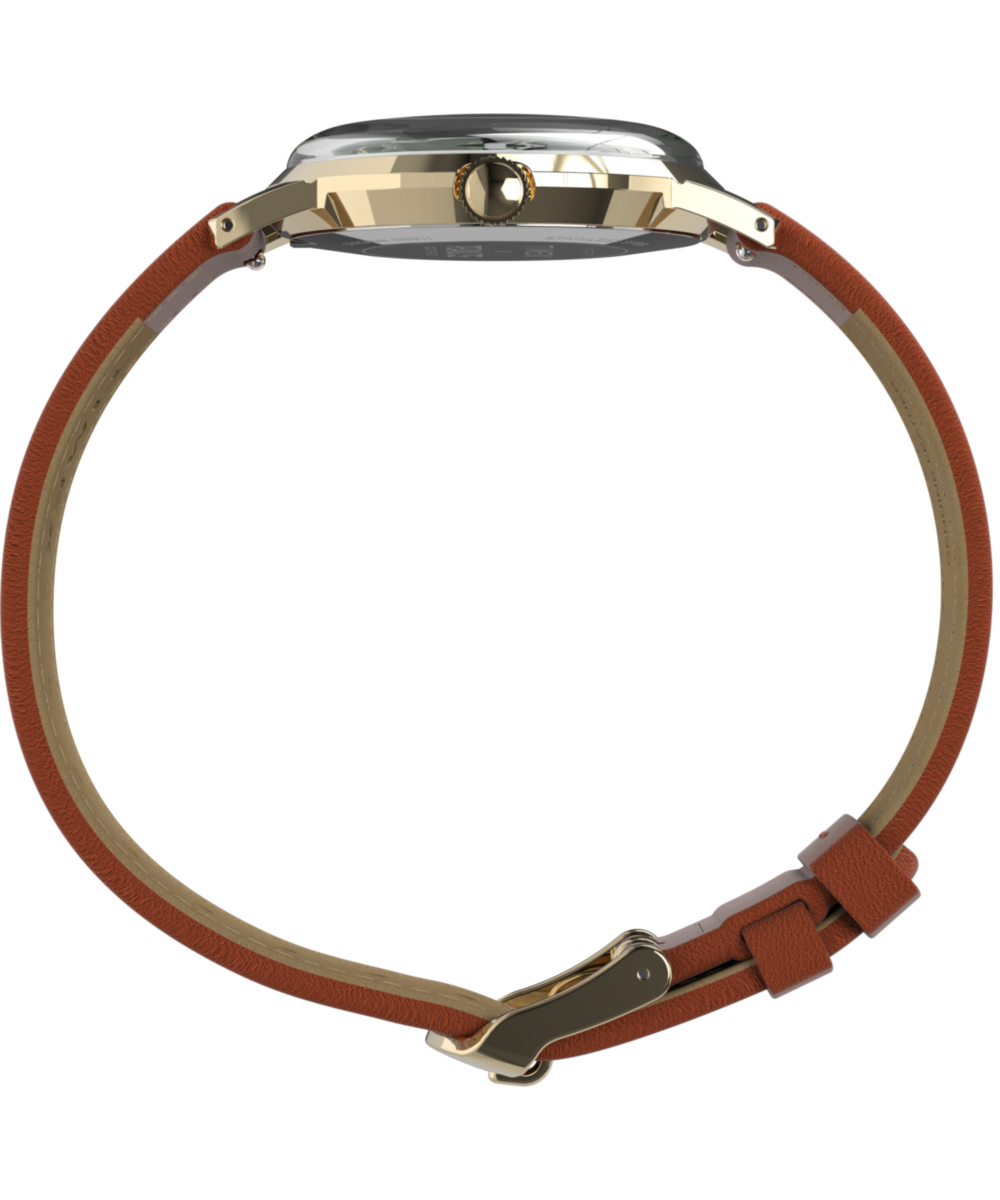 Peanuts® x Timex Marlin® Hand-Wound Snoopy Tennis 34mm Leather Strap Watch