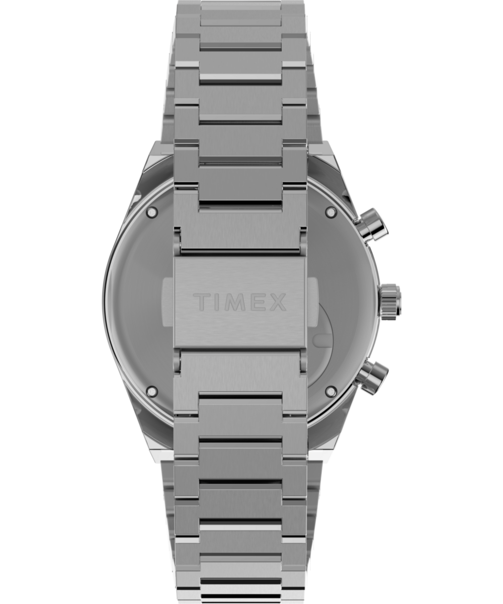 Q Timex Falcon Eye Chronograph 40mm Stainless Steel Bracelet Watch