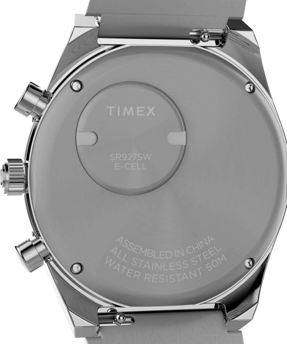 Q Timex Falcon Eye Chronograph 40mm Stainless Steel Bracelet Watch