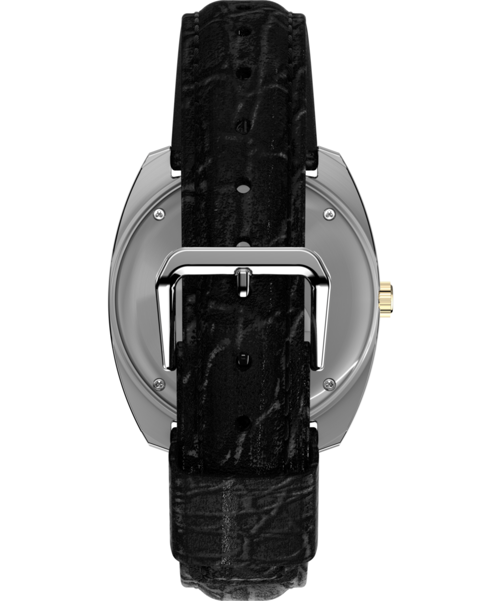 Q Timex® 1978 Day/Date 37.5mm Leather Strap Watch