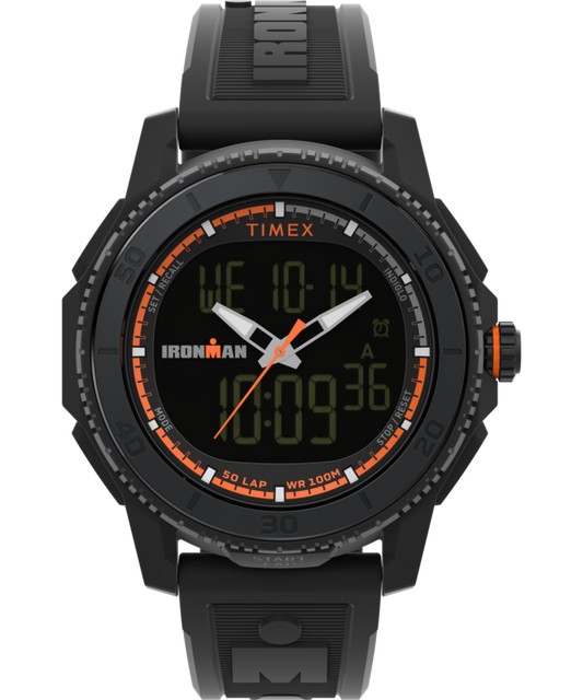 TIMEX® IRONMAN® Adrenaline Ana-digi 46.5mm PU Strap Watch 