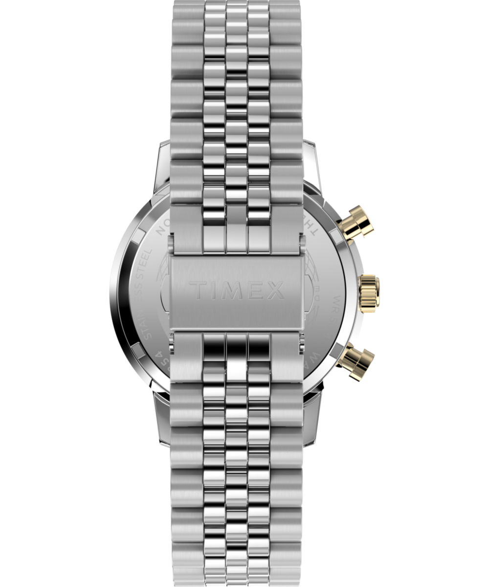 Marlin® Chronograph Tachymeter 40mm Stainless Steel Bracelet Watch 
