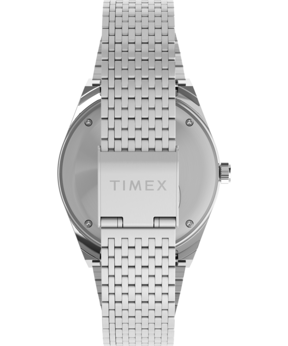 Q Timex® Falcon Eye 38mm Stainless Steel Bracelet Watch 