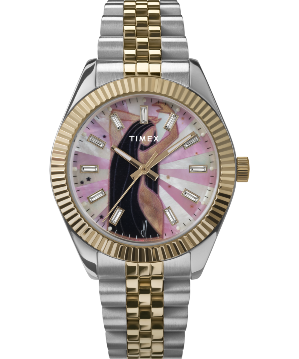 Timex x Jacquie Aiche Musings 36mm Stainless Steel Bracelet Watch