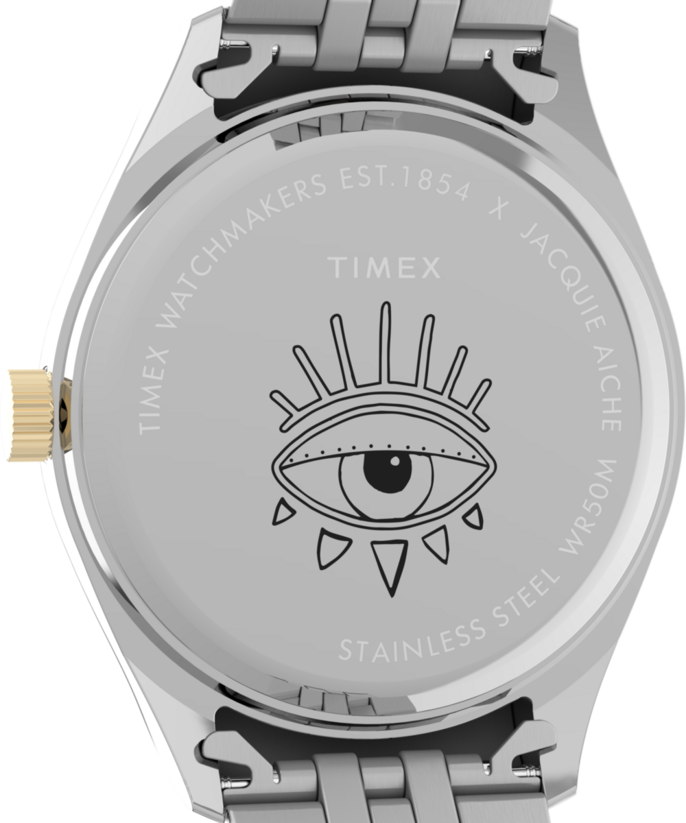Timex x Jacquie Aiche Musings 36mm Stainless Steel Bracelet Watch