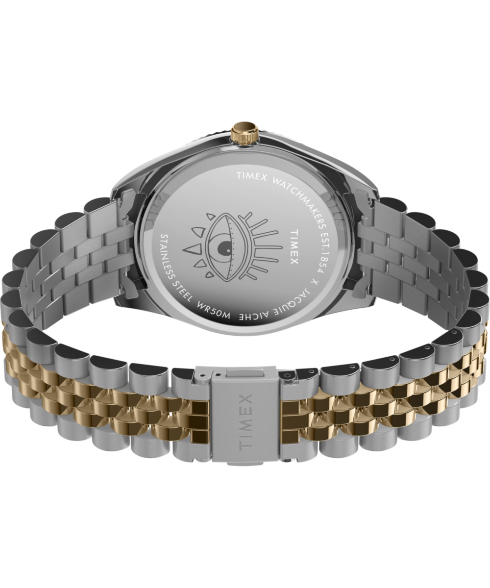 Timex x Jacquie Aiche Musings 36mm Stainless Steel Bracelet Watch