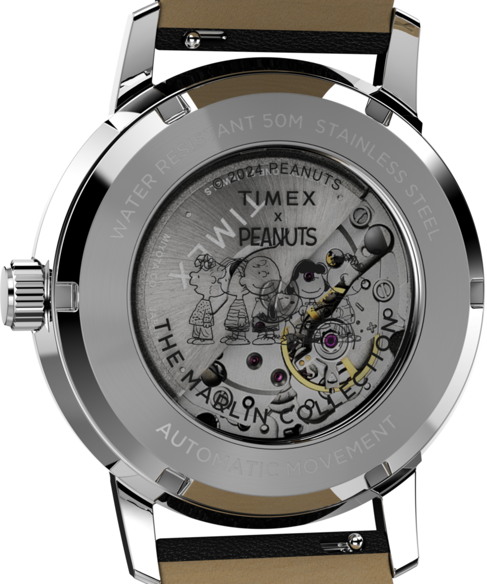Peanuts® x Timex Marlin® Automatic Saxophonist 40mm Leather Strap Watch