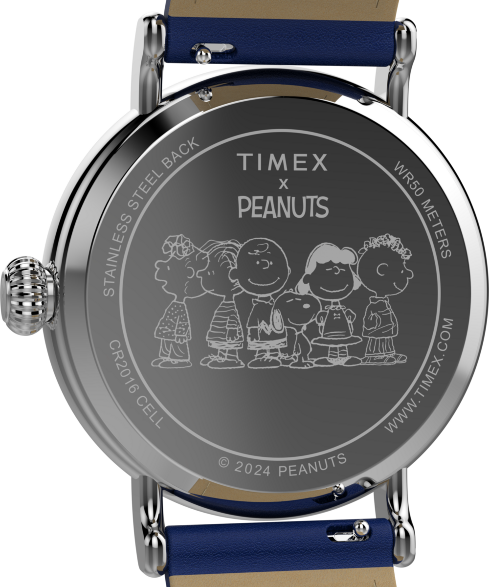 Peanuts® x Timex Standard Pumpkin Patch 40mm Leather Strap Watch  