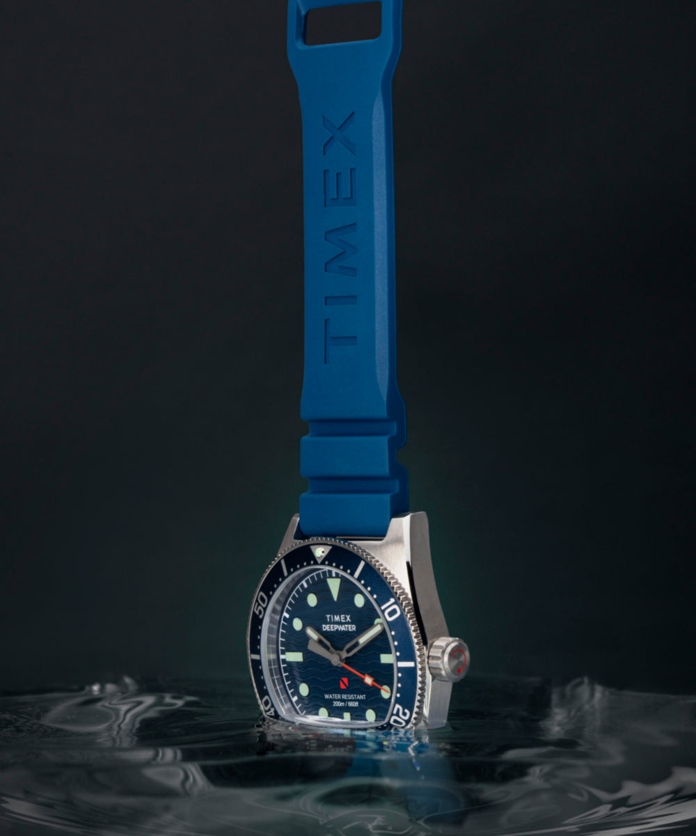 Deepwater Reef 200 41mm Synthetic Rubber Strap Watch   
