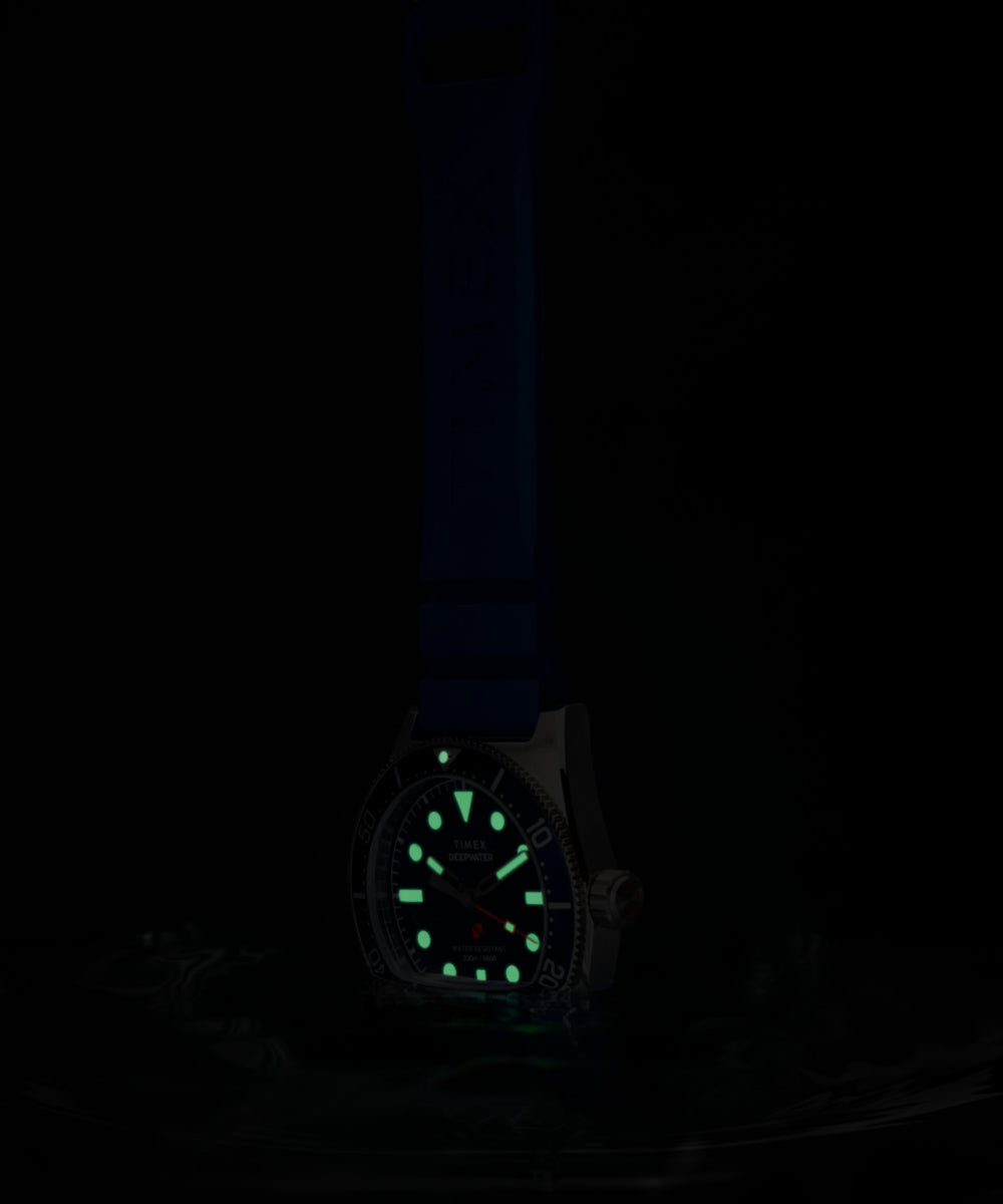 Deepwater Reef 200 41mm Synthetic Rubber Strap Watch   