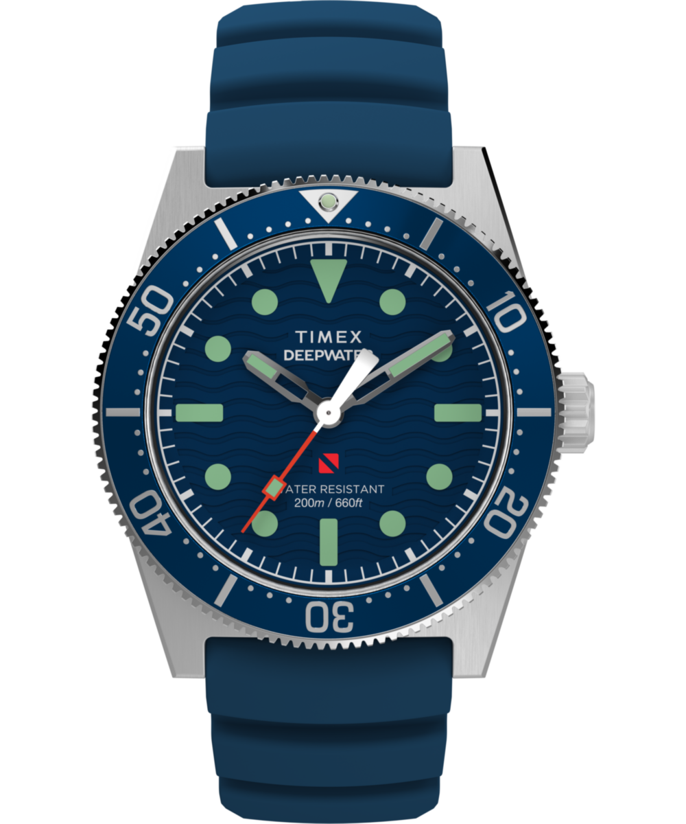 Deepwater Reef 200 41mm Synthetic Rubber Strap Watch   