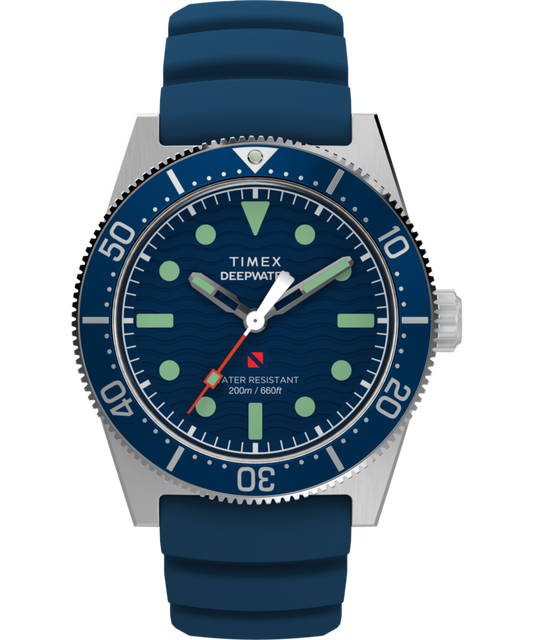Deepwater Reef 200 41mm Synthetic Rubber Strap Watch   